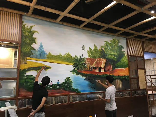 Read more about the article Vẽ tranh tường nhà hàng tại Aeon Mall quận Tân Phú