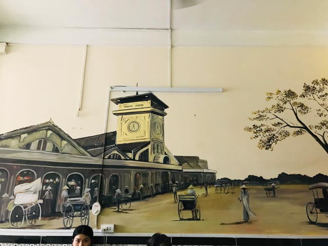 You are currently viewing Vẽ tranh tường sài gòn xưa cho tiệm cà phê Cô Ba